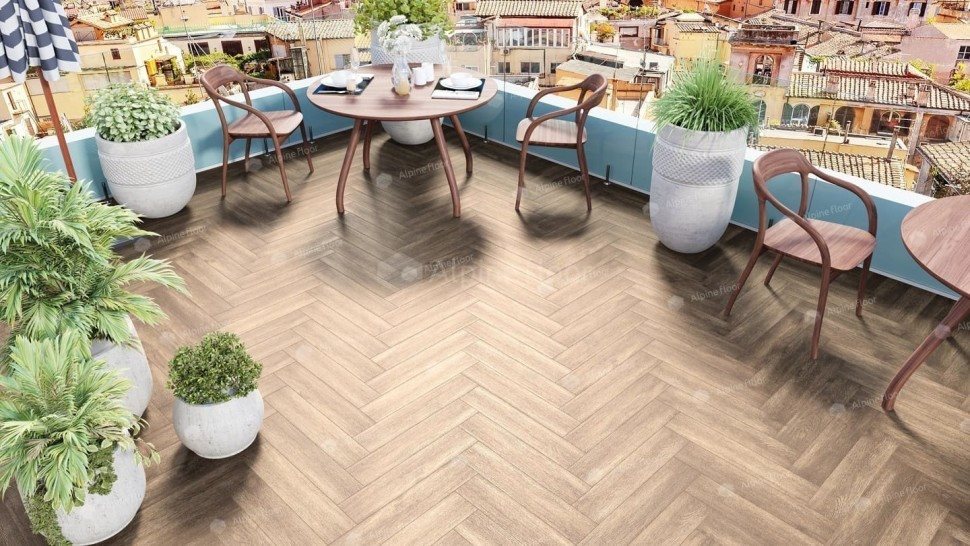 Виниловая плитка "Alpine Floor" Parquet LVT Макадамия (590*118*2,5 мм) — купить в Ногинске