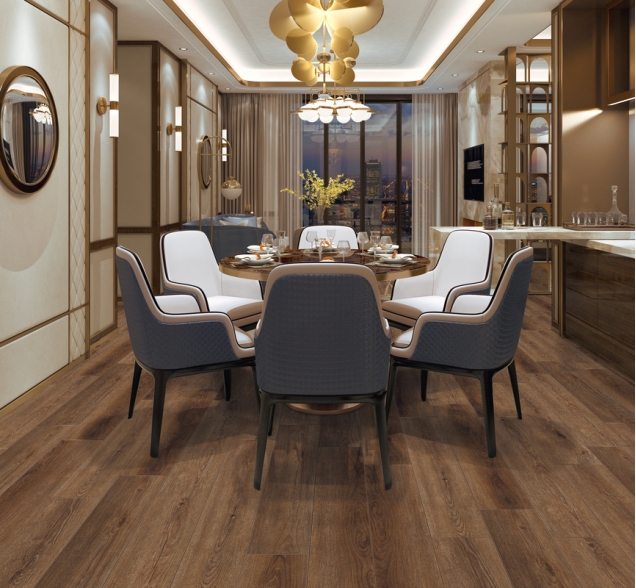 SPC ламинат "CronaFloor" Wood 4V Дуб Регин (1200*180*4 мм) — купить в Ногинске