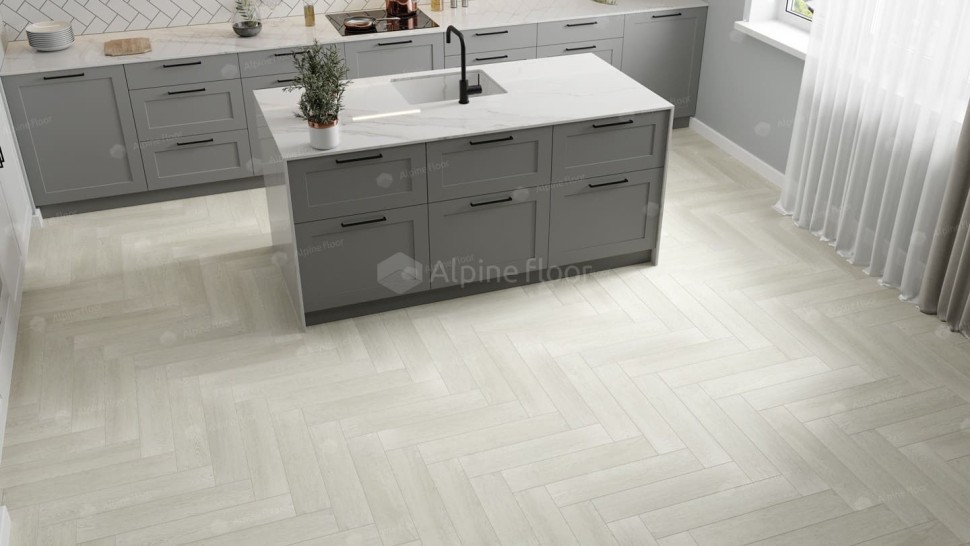 Виниловая плитка "Alpine Floor" Parquet LVT Зимний Лес (590*118*2,5 мм) — купить в Ногинске