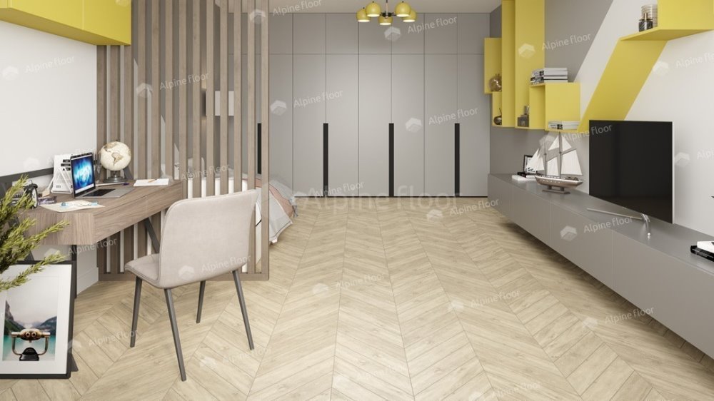 LVT плитка "Alpine Floor" Сонома (555*127*2,5 мм) — купить в Ногинске
