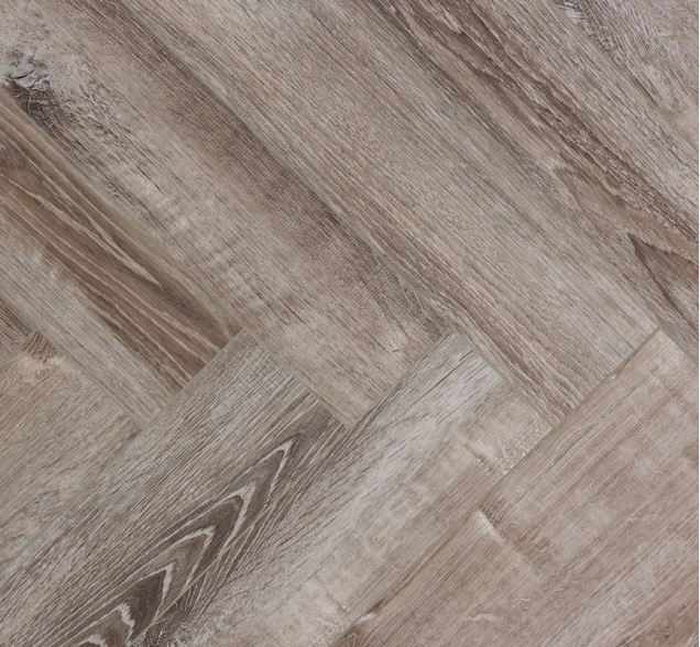 Виниловый ламинат SPC "Cronafloor" Herringbone Дуб Тулон (640*128*4,5 мм) — купить в Ногинске