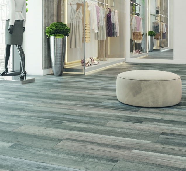 SPC ламинат "CronaFloor" Wood 4V Дуб Марсель (1200*180*4 мм) — купить в Ногинске