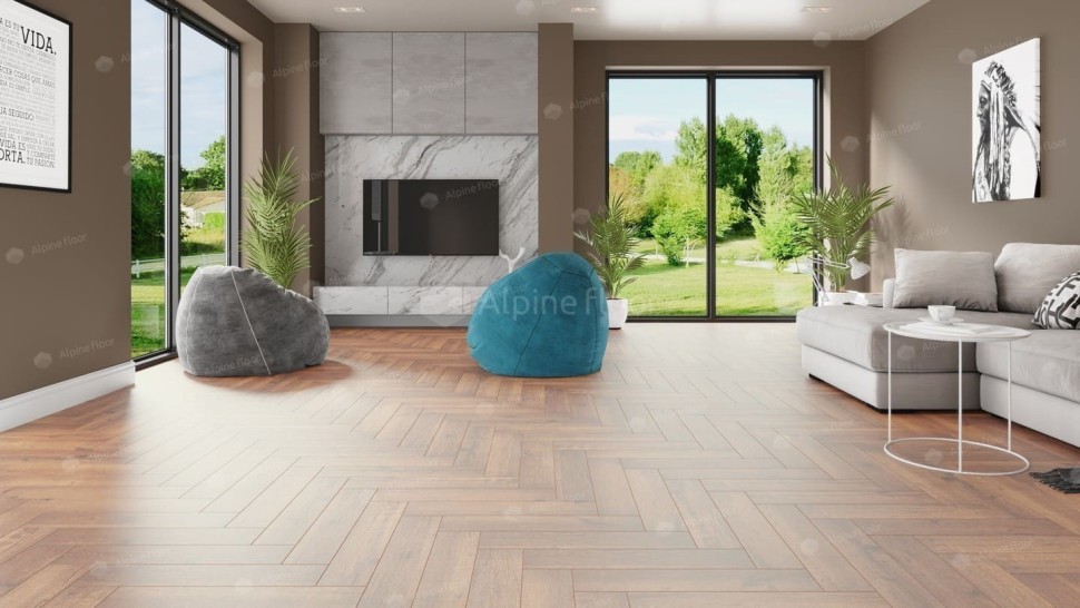 Виниловая плитка "Alpine Floor" Parquet LVT Дуб Royal (590*118*2,5 мм) — купить в Ногинске