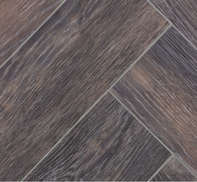 Виниловый ламинат SPC "Cronafloor" Herringbone Дуб Бордо (640*128*4,5 мм) — купить в Ногинске