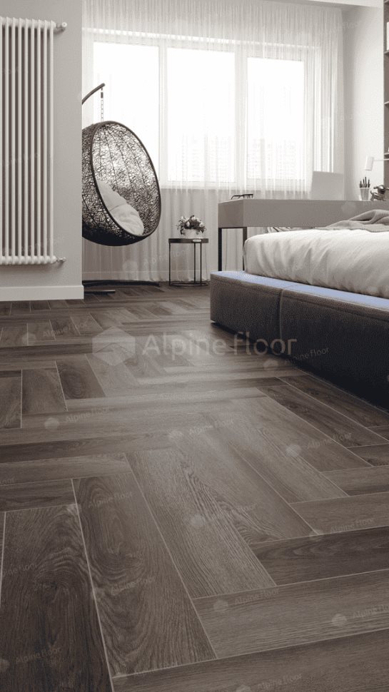 Виниловый ламинат "Alpine Floor" Parquet Light Дуб Фафнир (600*125*4 мм) — купить в Ногинске