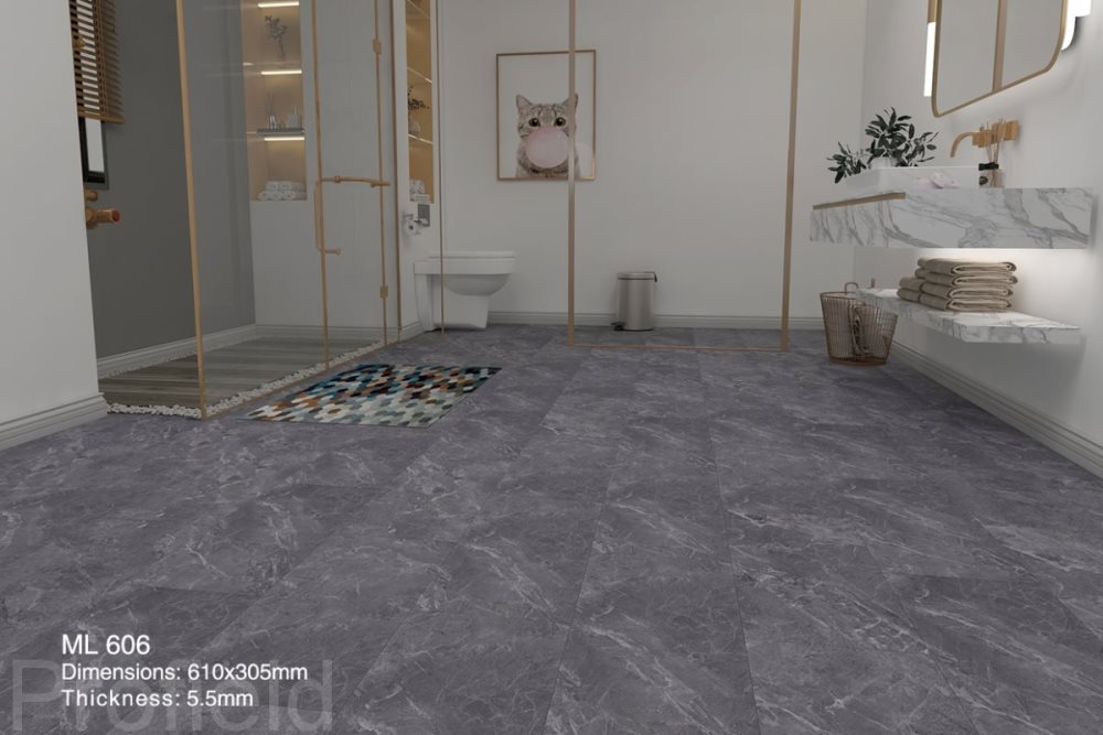 SPC ламинат "Profield" Грей марбл (305*610*5,5 мм) — купить в Ногинске