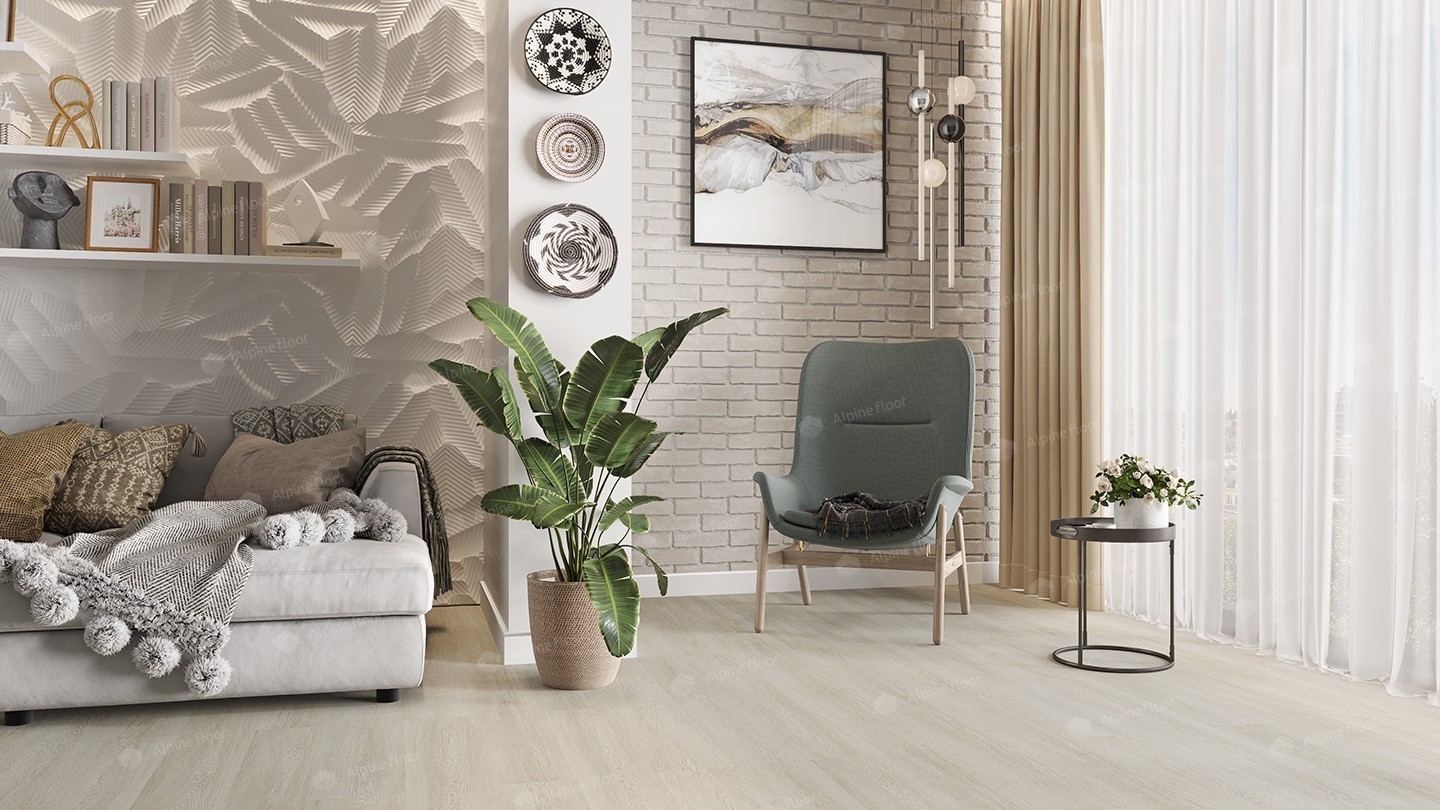 SPC ламинат "Alpine Floor" Виваче (1220*183*3,5 мм) — купить в Ногинске