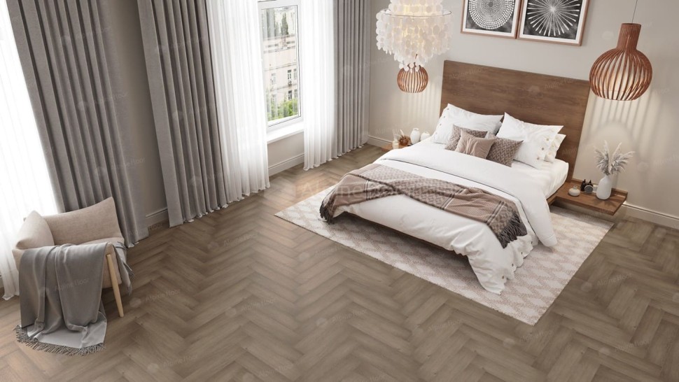 Виниловая плитка "Alpine Floor" Parquet LVT Дуб Насыщенный (590*118*2,5 мм) — купить в Ногинске