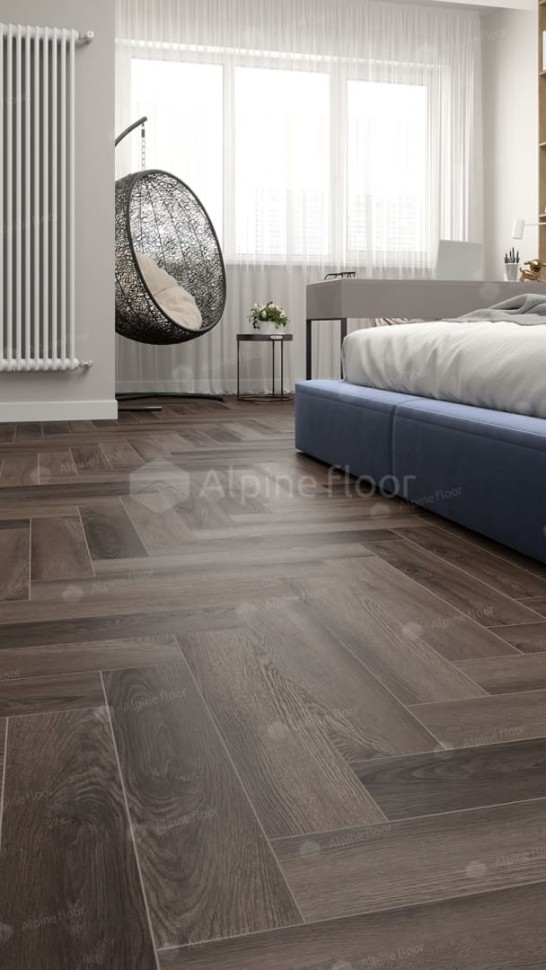 Виниловая плитка "Alpine Floor" Parquet LVT Фафнир (590*118*2,5 мм) — купить в Ногинске