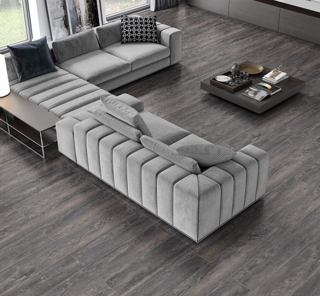 SPC ламинат "CronaFloor" Nano 4V Дуб Морёный (1200*180*3,5 мм) — купить в Ногинске