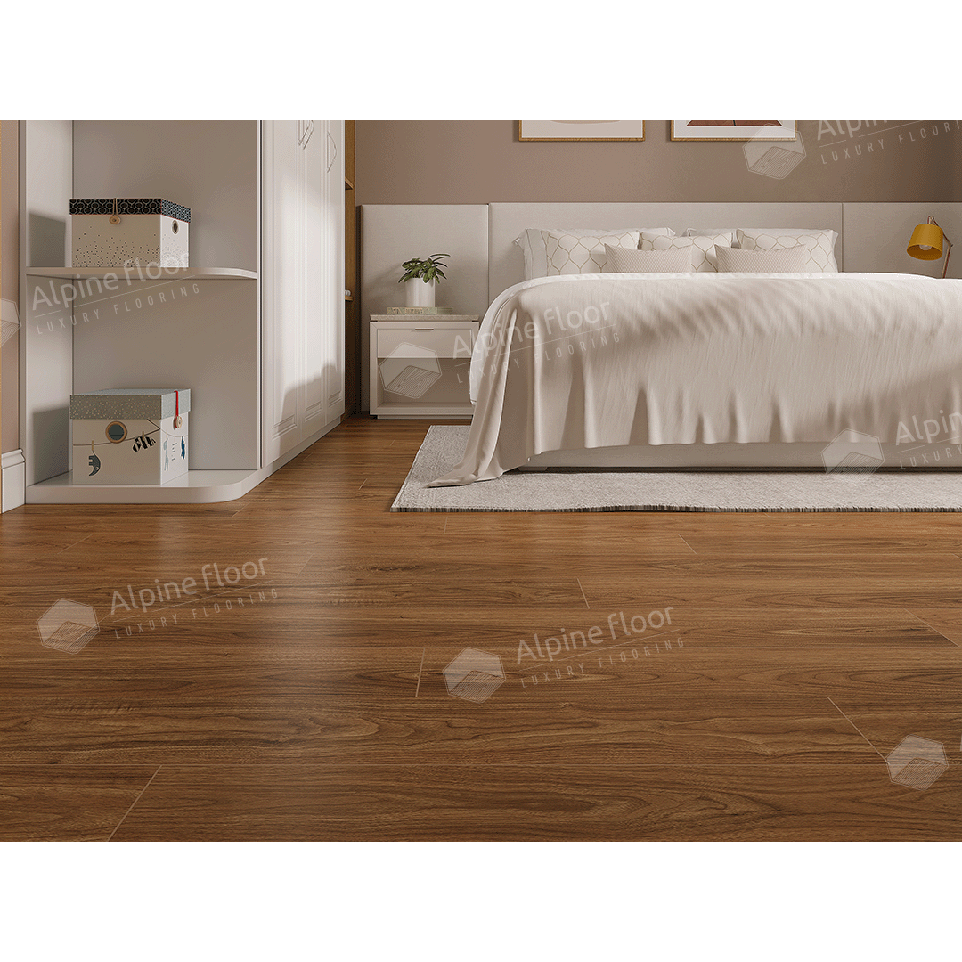 SPC ламинат "Alpine Floor" Орех Маррон Классик (1220*183*4 мм) — купить в Ногинске