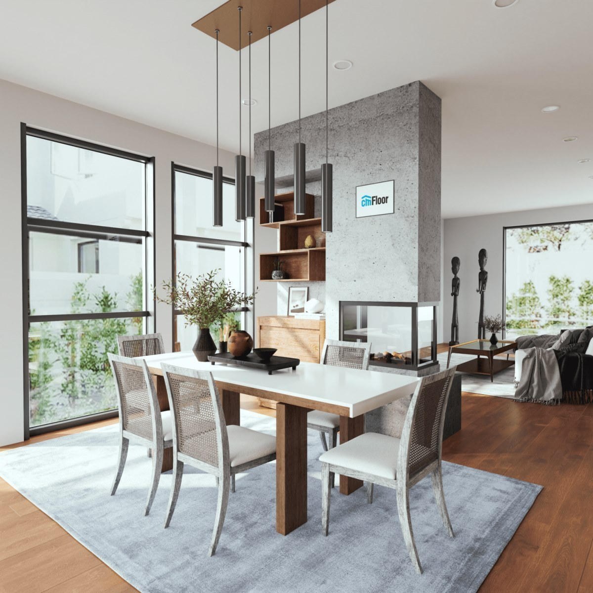 Виниловое напольное покрытие ScandiWood 18 Дуб Корица (180*1220*5 мм) — купить в Ногинске