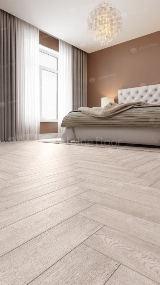 Виниловая плитка "Alpine Floor" Parquet LVT Голубой Лес (590*118*2,5 мм) — купить в Ногинске