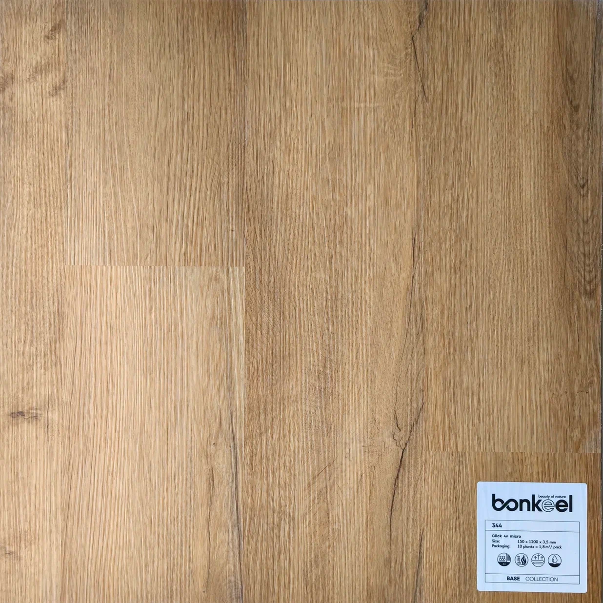 Плитка ПВХ "Bonkeel" Base New 344 (1220*150*3,5 мм) — купить в Ногинске