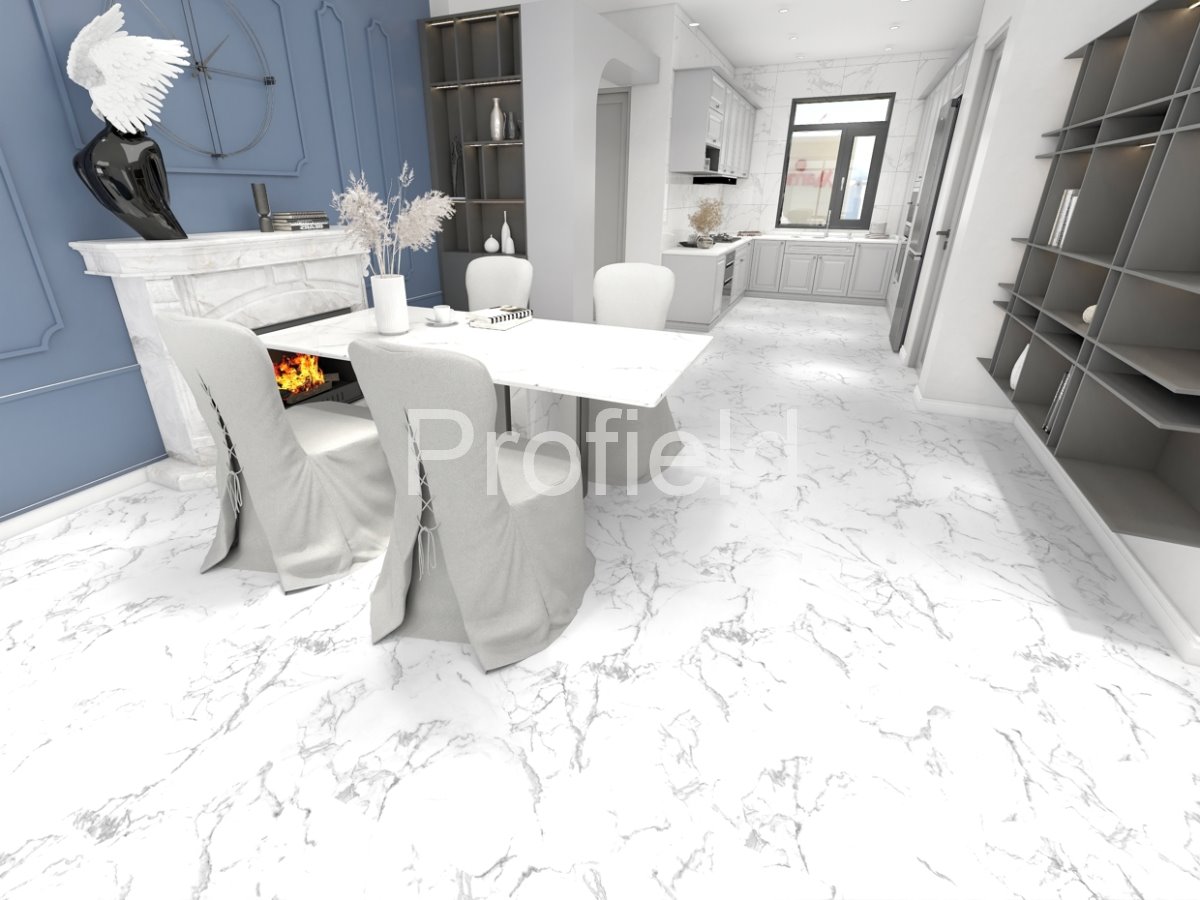 HSPC ламинат "Profield" Камень белый (610*305*5,5 мм) — купить в Ногинске