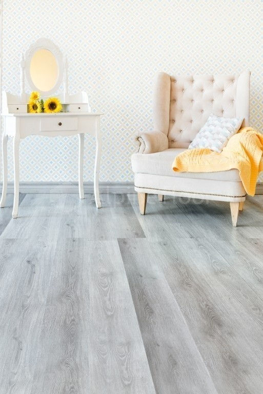 Кварцвиниловая плитка "Alpine Floor" Дуб Пепельный  (1219*184*2мм) — купить в Ногинске