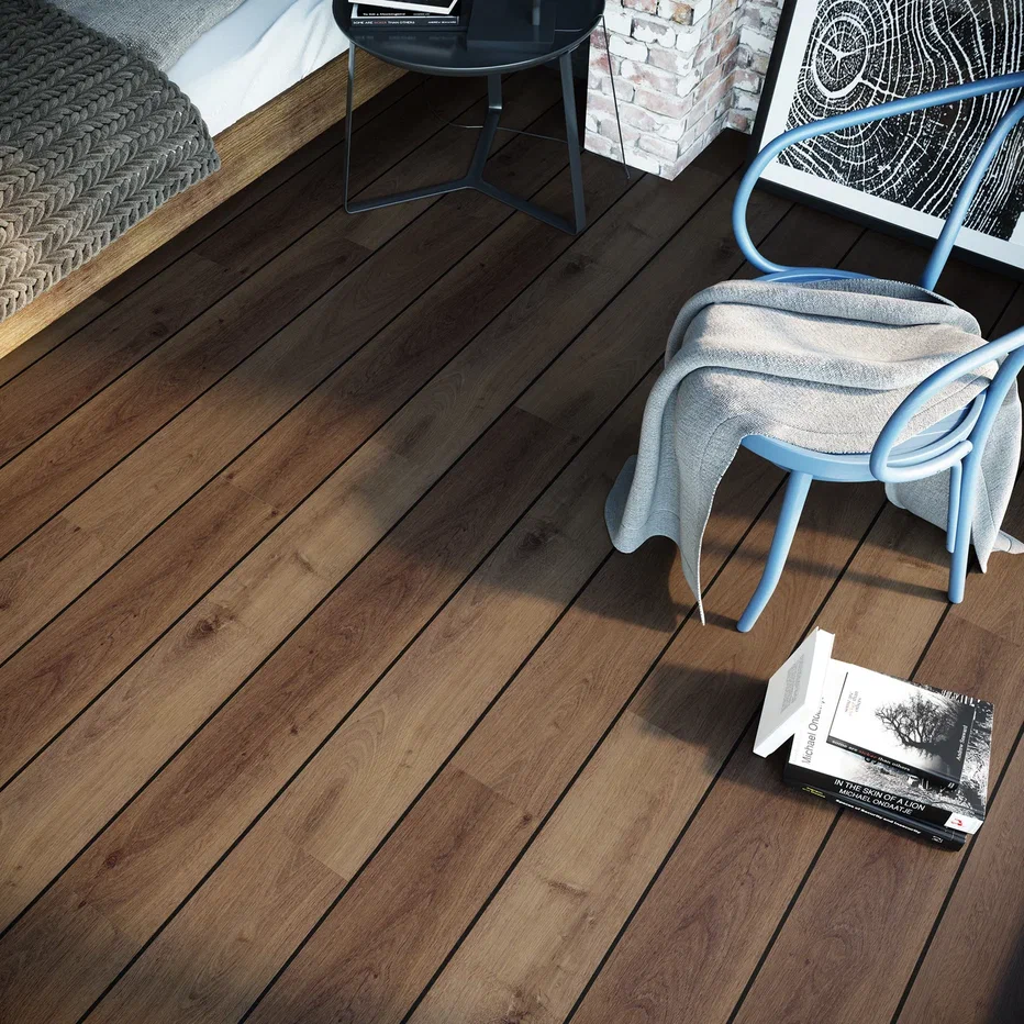 SPC ламинат "Invictus" Highland Oak Chocolate (1213*178*6мм) — купить в Ногинске