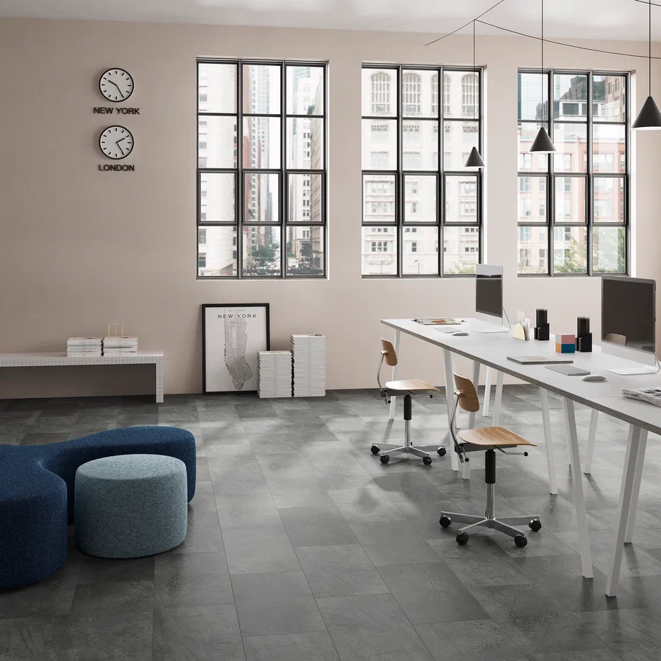 SPC ламинат "Invictus" Groovy Granite Steel (603*298*6мм) — купить в Ногинске