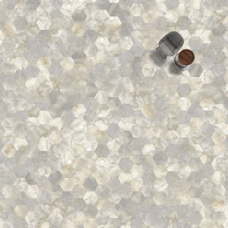 Виниловая плитка Big Hexagon 294 (452,64*392*2,5 мм) — купить в Ногинске