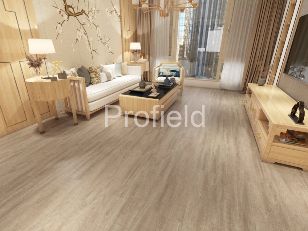 HSPC ламинат "Profield" Тик натуральный (1200*228*5,5 мм) — купить в Ногинске