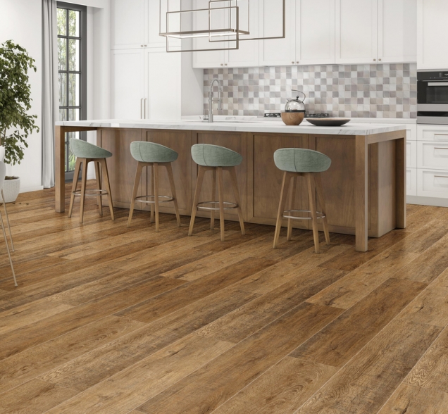 SPC ламинат "CronaFloor" Wood 4V Дуб Робуста (1200*180*4 мм) — купить в Ногинске