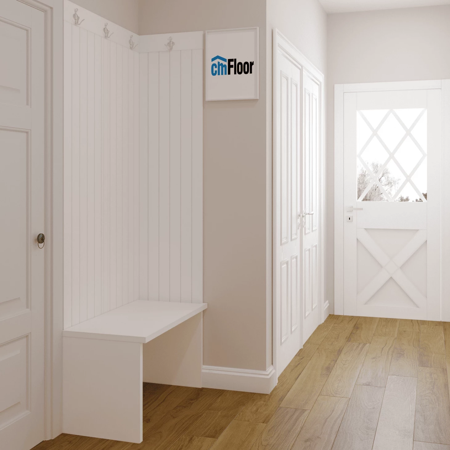 SPC плитка для пола Орех Американский (1220*180*4 мм) — купить в Ногинске