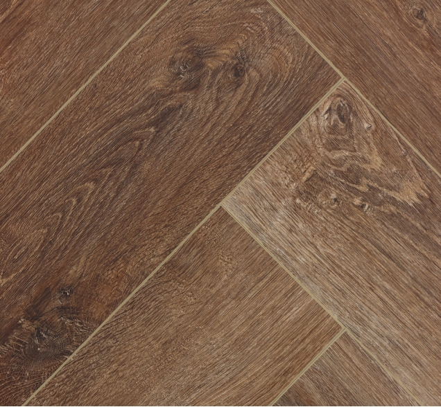Виниловый ламинат SPC "Cronafloor" Herringbone Дуб Тулуза (640*128*4,5 мм) — купить в Ногинске