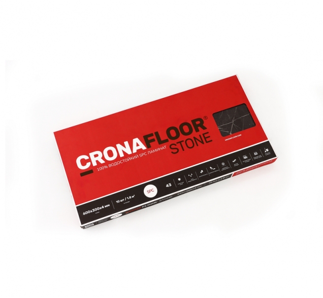 SPC ламинат "CronaFloor" Stone 4V Намиб (600*300*4 мм) — купить в Ногинске