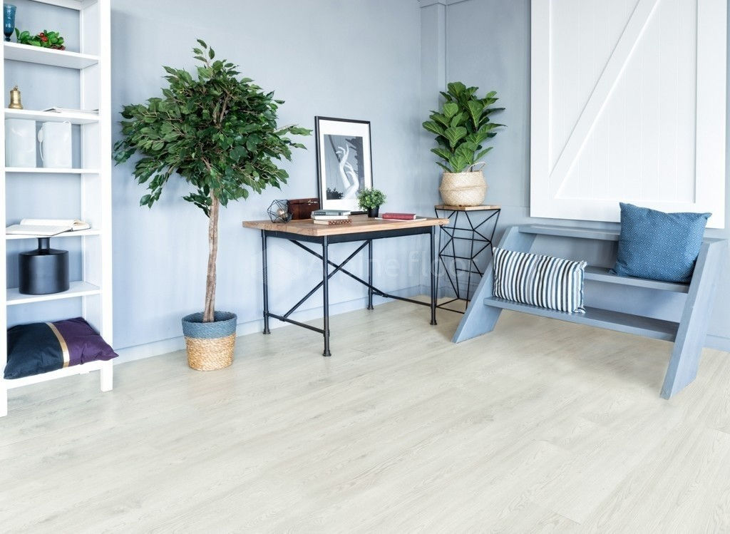 Кварцвиниловая плитка "Alpine Floor" Дуб Светлый  (1219*184*2мм) — купить в Ногинске