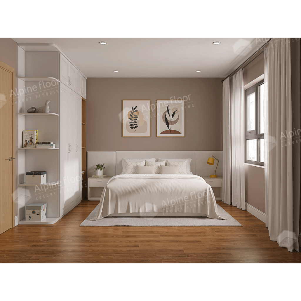 SPC ламинат "Alpine Floor" Орех Маррон Классик (1220*183*4 мм) — купить в Ногинске