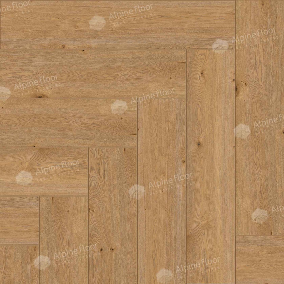 Кварцвиниловая плитка LVT "Alpine Floor" Дуб Хатиса (590*118*2,5 мм) — купить в Ногинске