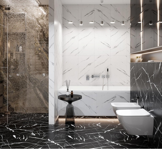 SPC ламинат "CronaFloor" Stone 4V Ноче (600*300*4 мм) — купить в Ногинске