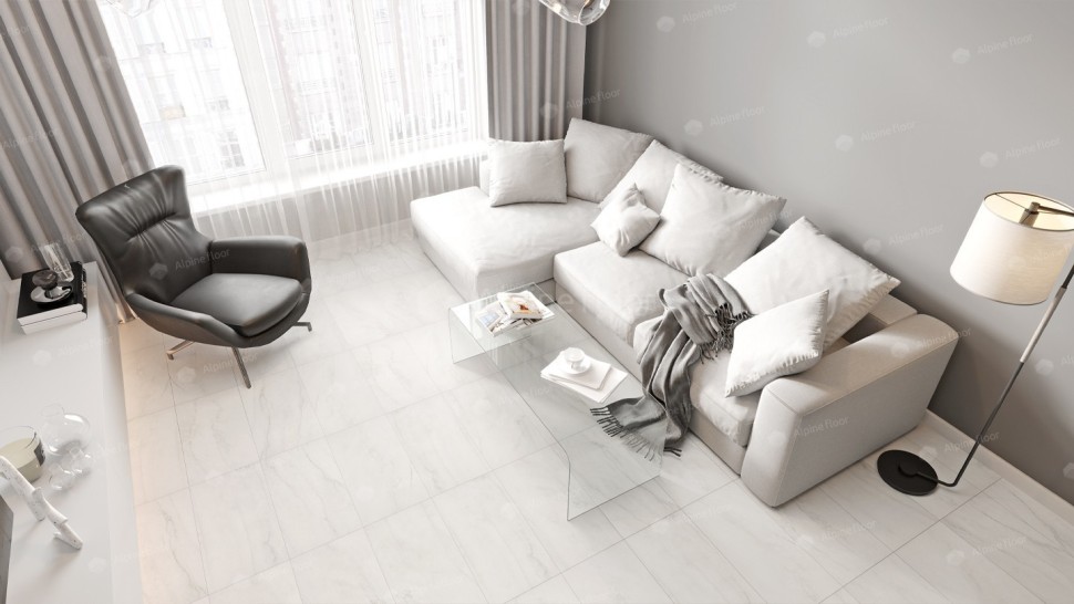 Виниловая плитка "Alpine Floor" Light Stone Брайс (608*303*2,5 мм) — купить в Ногинске