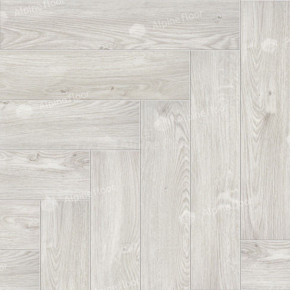 Виниловая плитка "Alpine Floor" Parquet LVT Снежный (590*118*2,5 мм) — купить в Ногинске
