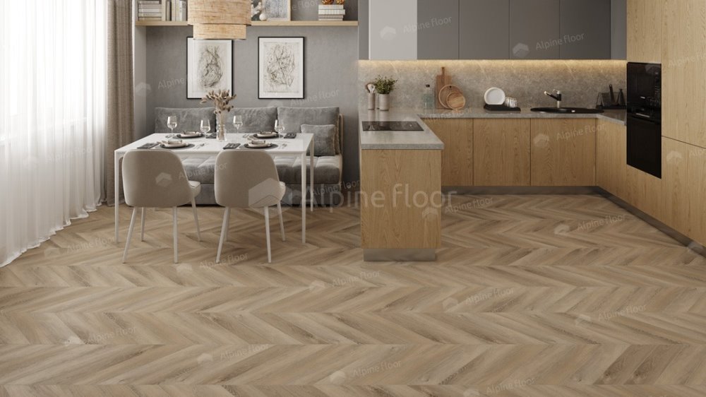 LVT плитка "Alpine Floor" Дуб Синистра (555*127*2,5 мм) — купить в Ногинске