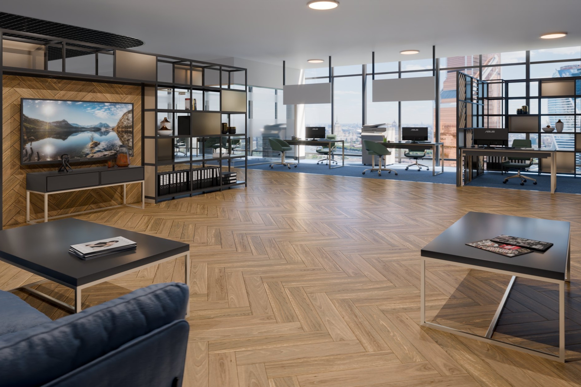 Инженерный паркет «Damy Floor» Натуральный (укладка елочкой) — купить в Ногинске