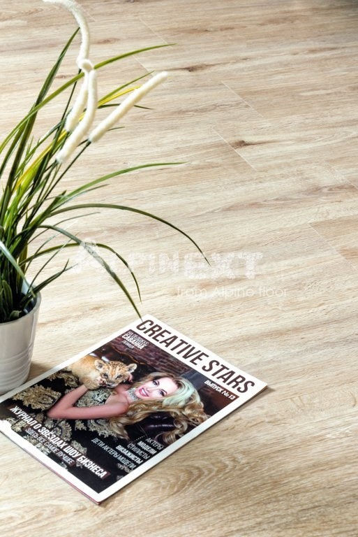 Замковая ПВХ плитка "Alpine Floor" Дуб Ваниль  (1220*183*4мм) — купить в Ногинске