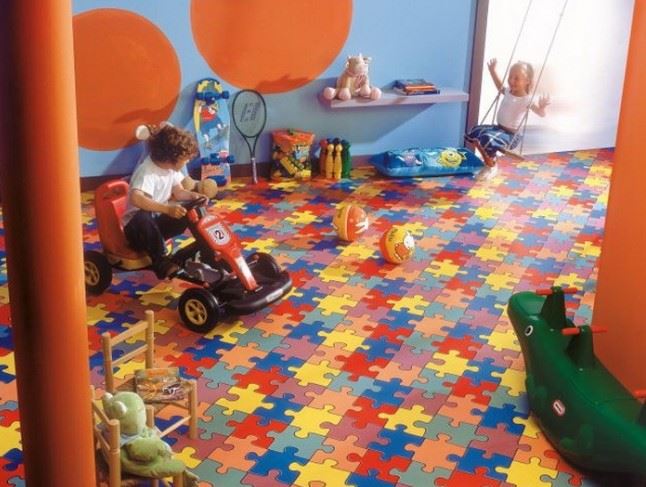 Линолеум бытовой "IVC" Neo Puzzle 50 (3м) — купить в Ногинске