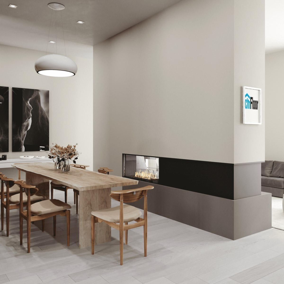 Виниловое напольное покрытие ScandiWood 02 Дуб Белый (180*1220*5 мм) — купить в Ногинске