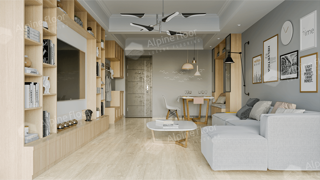 Кварцвиниловая плитка LVT "Alpine Floor" Сонома (1227*187*5 мм) — купить в Ногинске