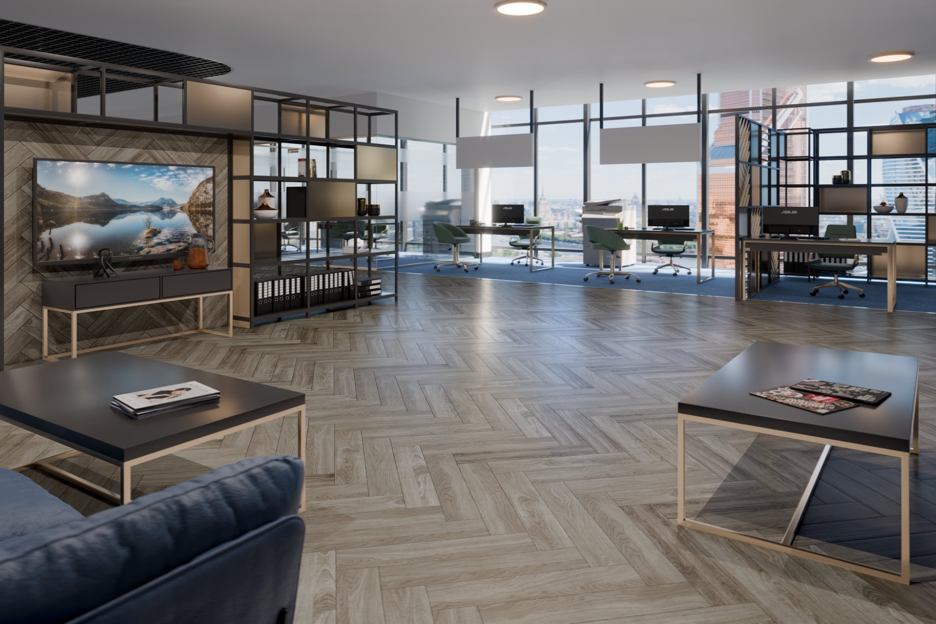 Инженерный паркет «Damy Floor» Скандинавский (укладка елочкой) — купить в Ногинске