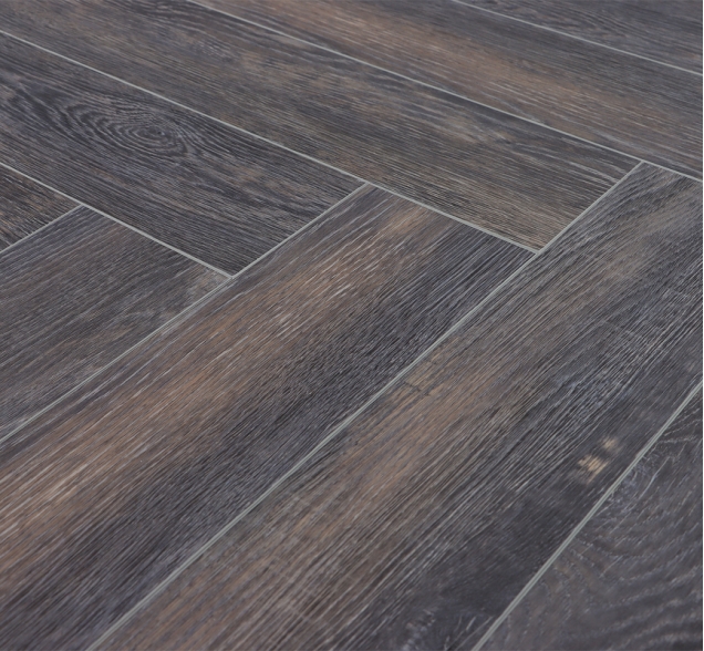 Виниловый ламинат SPC "Cronafloor" Herringbone Дуб Бордо (640*128*4,5 мм) — купить в Ногинске