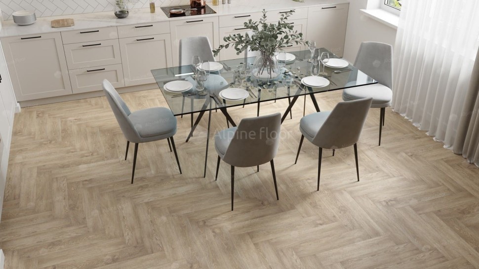 Виниловая плитка "Alpine Floor" Parquet LVT Дуб Ваниль Селект (590*118*2,5 мм) — купить в Ногинске