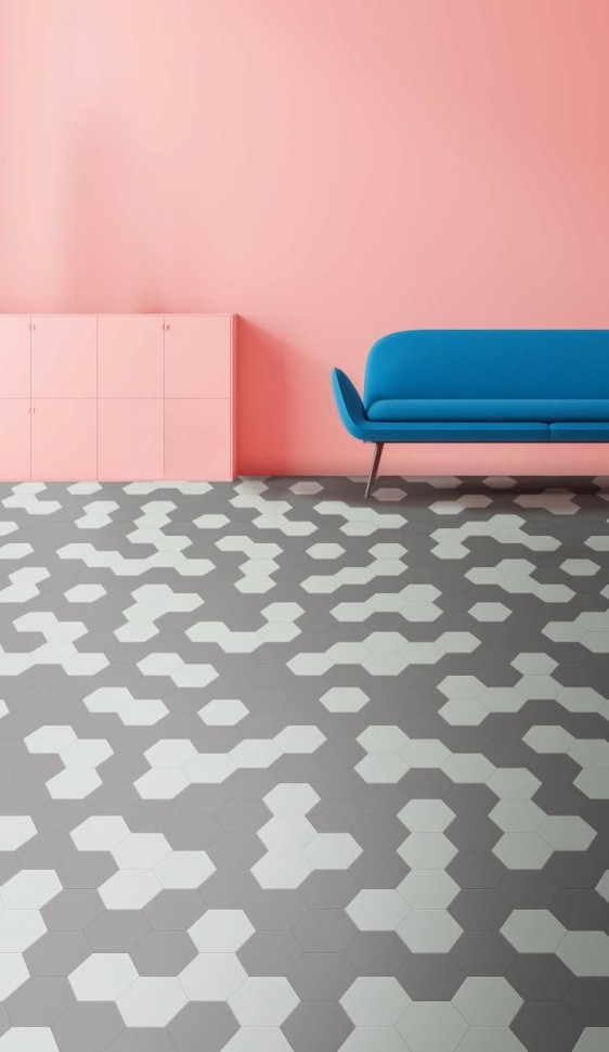 Виниловая плитка "Moduleo" Moods Hexagon 339 (226,32*196*2,5 мм) — купить в Ногинске