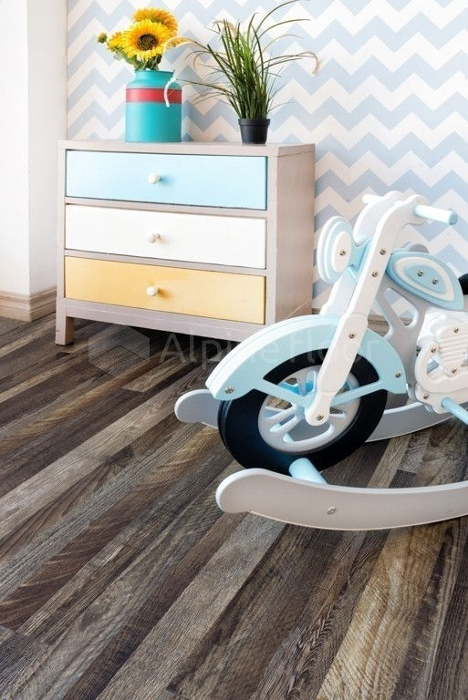 Кварцвиниловая плитка "Alpine Floor" Орех Состаренный (1219*184*3мм) — купить в Ногинске