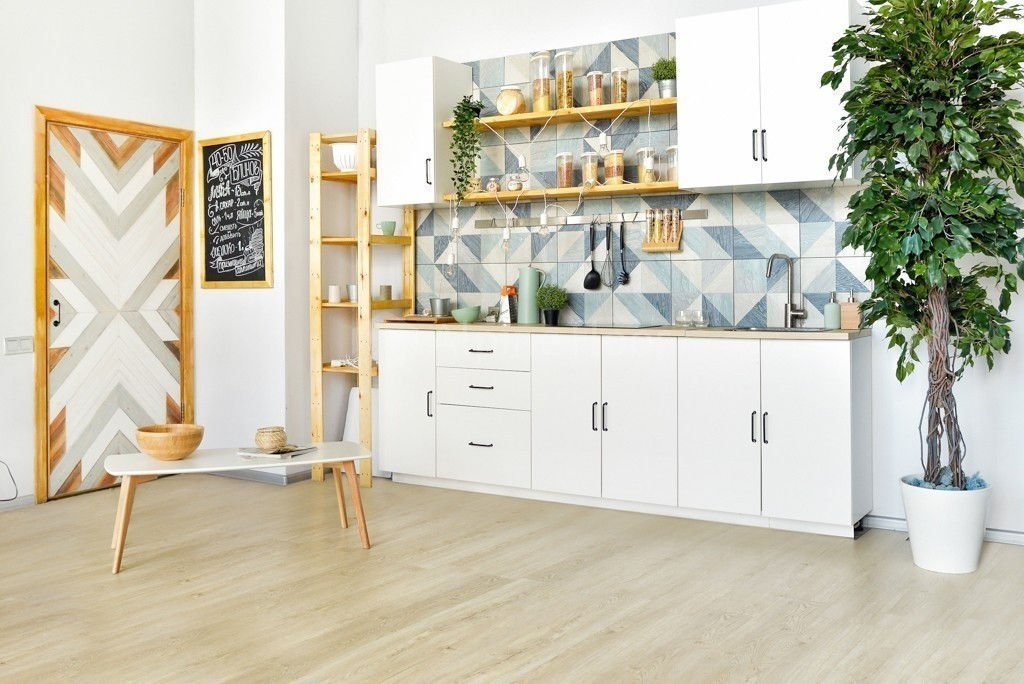 Замковая ПВХ плитка Секвойя Медовая  (1219*184*3,2мм) — купить в Ногинске