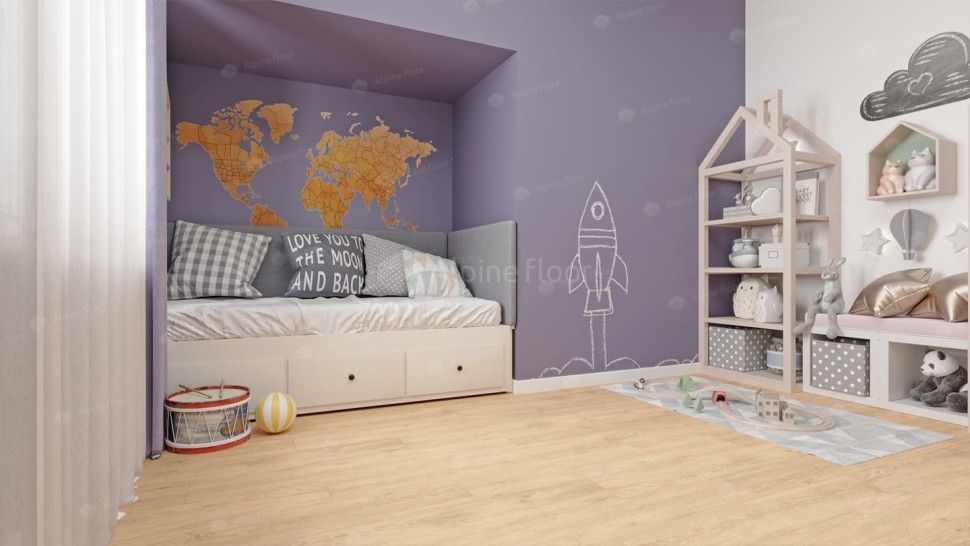 Виниловый ламинат "Alpine Floor" Classic Light MC Дуб Ваниль Селект (1220*183*3,5 мм) — купить в Ногинске