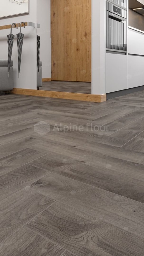Виниловая плитка "Alpine Floor" Parquet LVT Дуб Мерга (590*118*2,5 мм) — купить в Ногинске