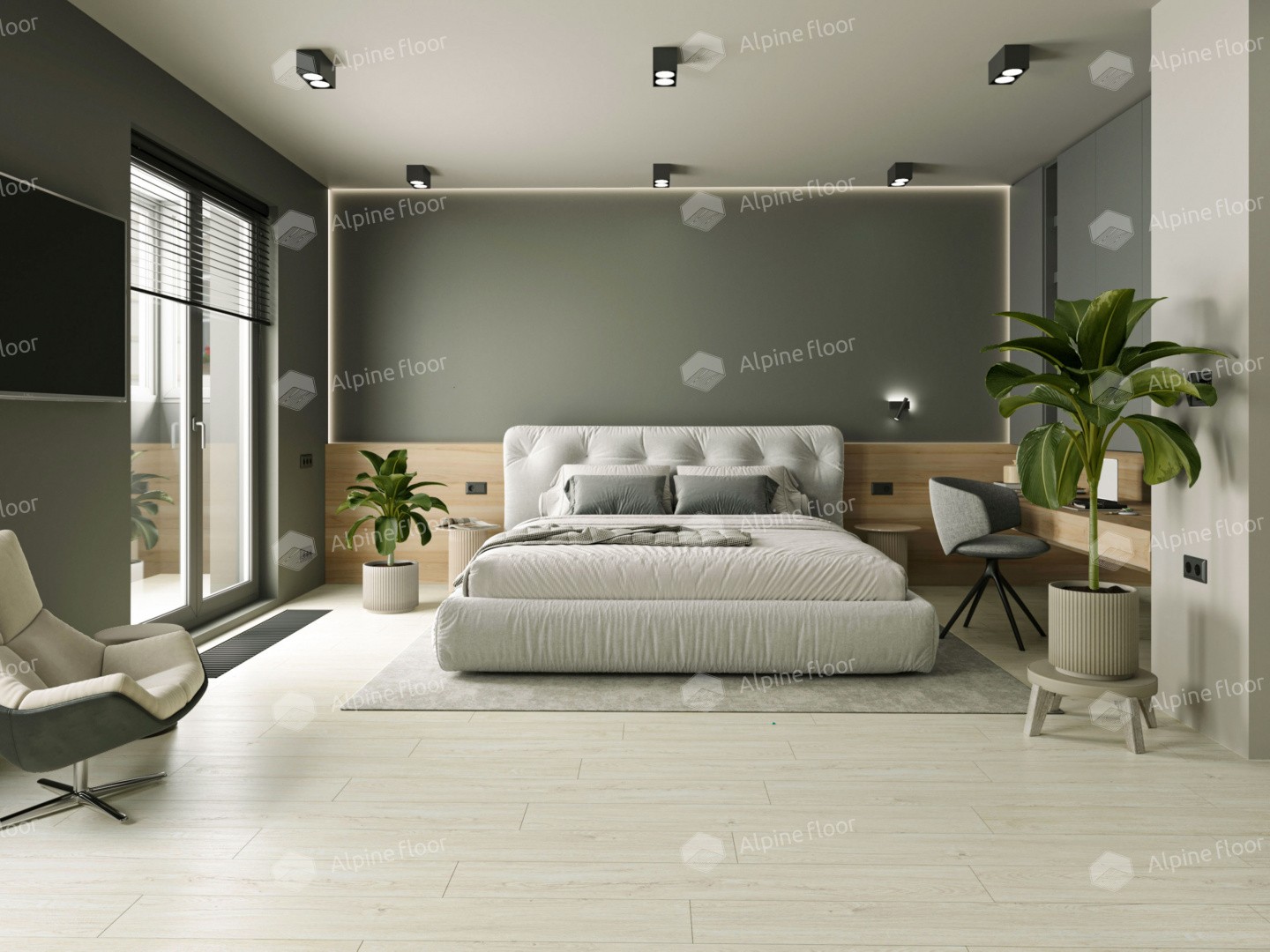 LVT ламинат "Alpine Floor" Секвойя Медовая (1219*184*38020 мм) — купить в Ногинске