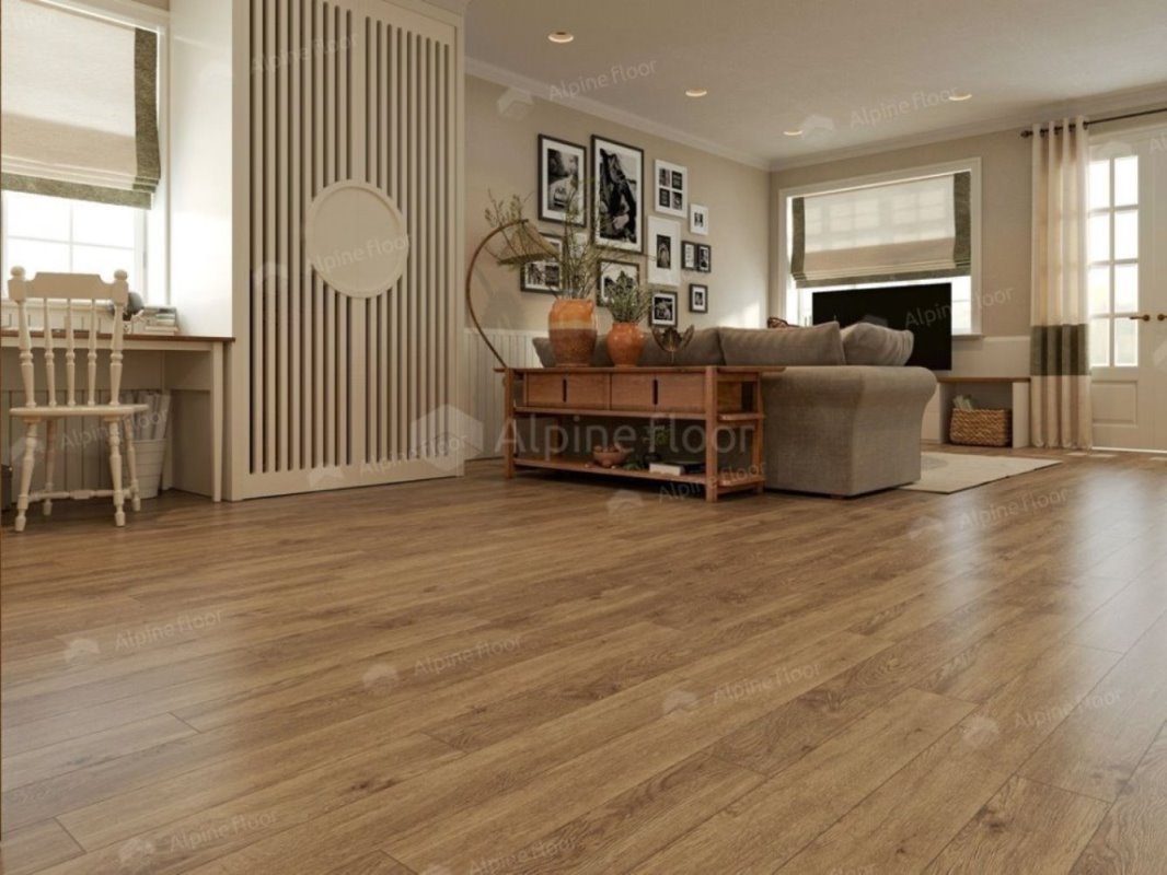 SPC Ламинат "Alpine Floor" Grand Sequoia Village Макадамия (1220*125*4 мм) — купить в Ногинске